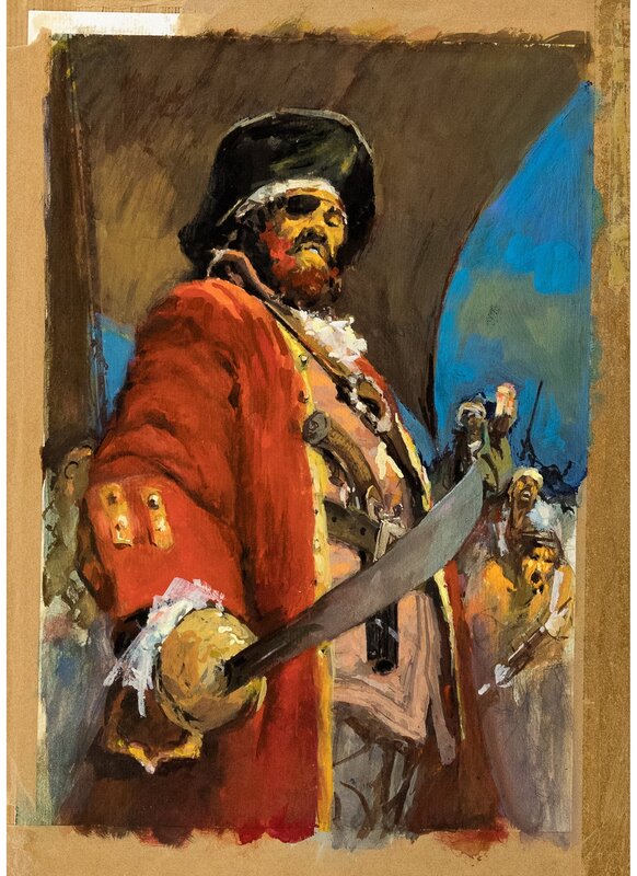 Barbe Rouge by Yves Thos - Original Illustration