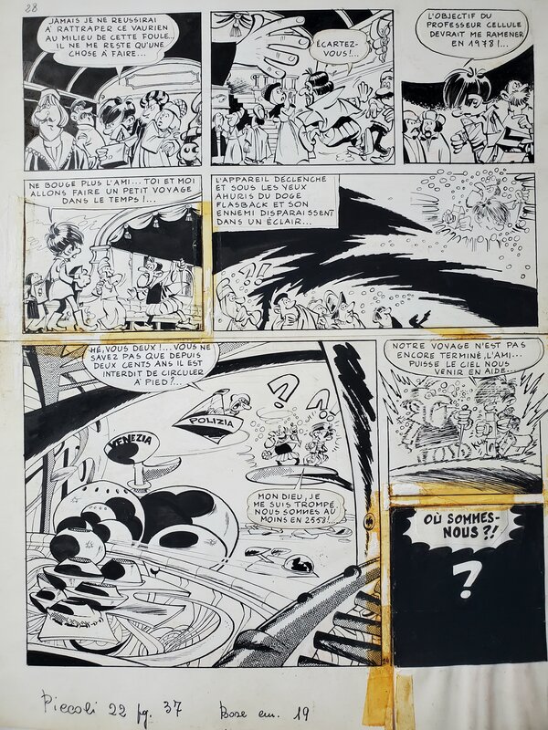 Dino Attanasio, planche originale : Piccoli n° 22 - Comic Strip