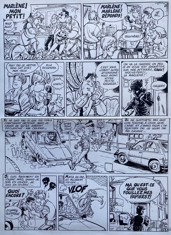 Serge Carrère, Scotch Arleston, Leo Loden - Pizza aux pruneaux - T6 p.30 - Comic Strip