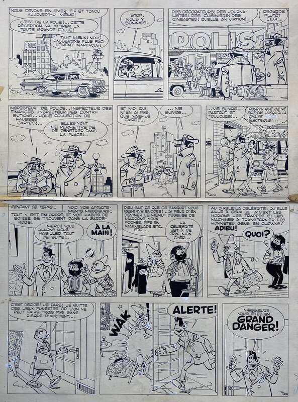 Marcel Denis, Fernand Dineur, Tif et Tondu - Tif & Tondu à Hollywood - p.20 - Comic Strip