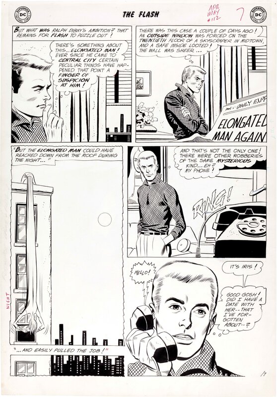 Flash 112 Page 3 by Carmine Infantino, Joe Giella - Comic Strip