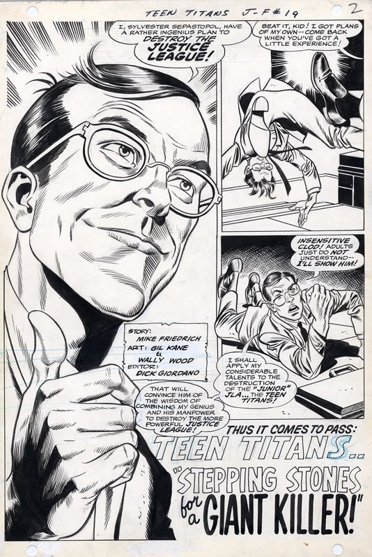 Gil Kane, Wally Wood, Teen Titans 19 Page 2 - Comic Strip