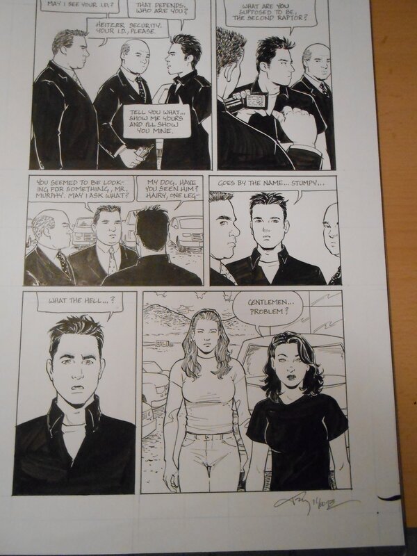 Echo par Terry Moore - Planche originale