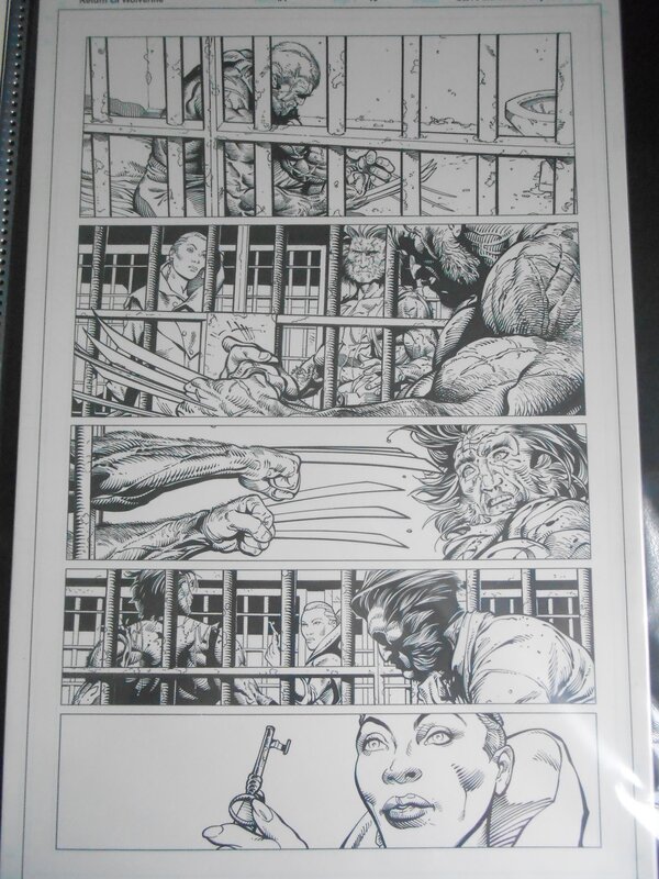 Return of Wolverine par Steve MacNiven - Planche originale