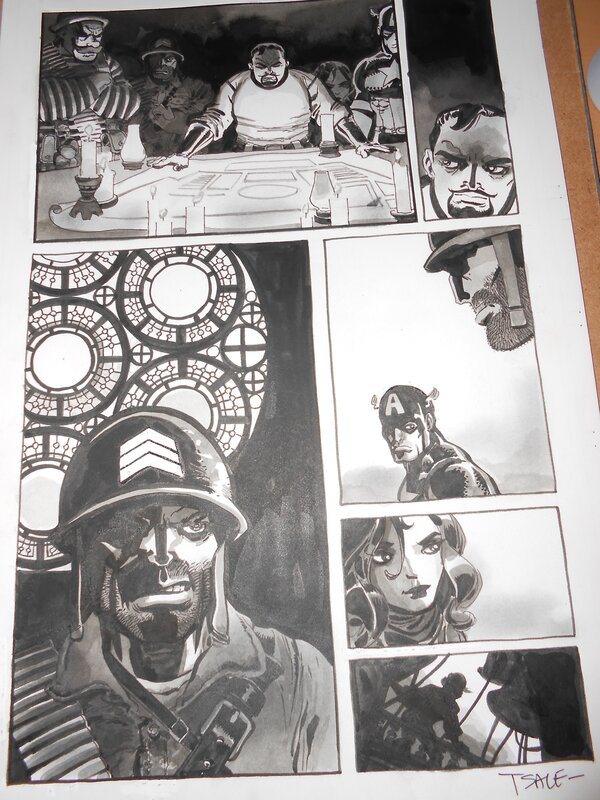 Cap White by Tim Sale - Comic Strip