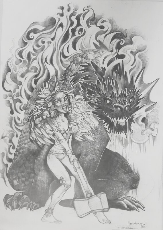 Ood Serrière, 2024 Année du dragon - Original Illustration