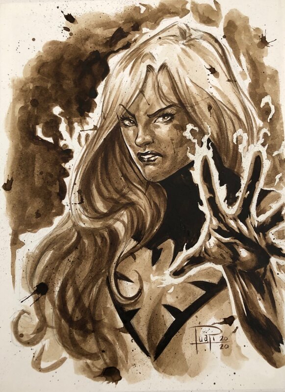 Jean Grey par Juapi - Dédicace