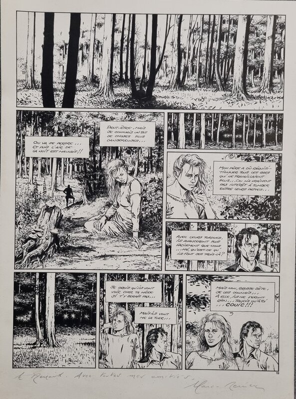 For sale - La traque by Marc-Renier - Comic Strip