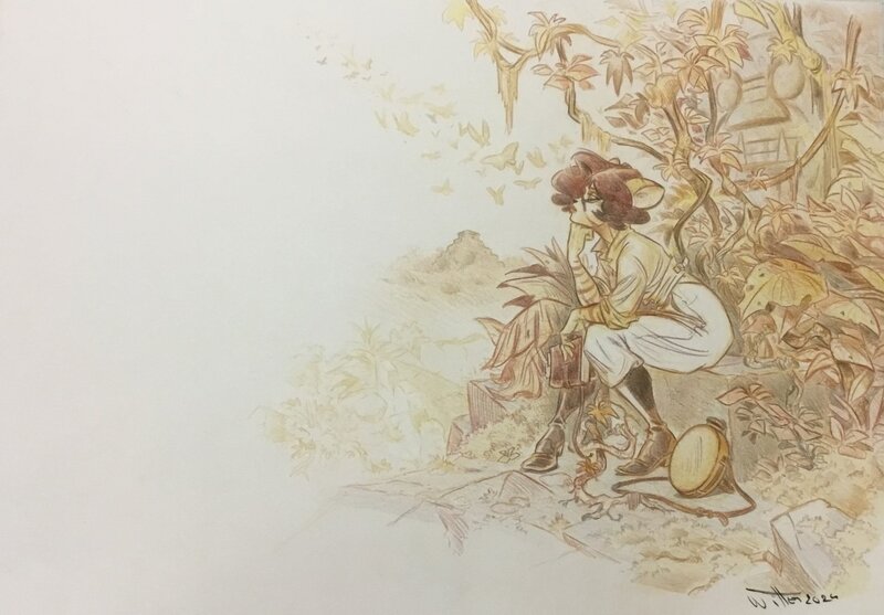 Betty Laverne par Etienne Willem - Planche originale