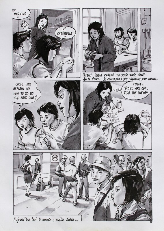 Otaku page 19 par Ivan Brun - Planche originale