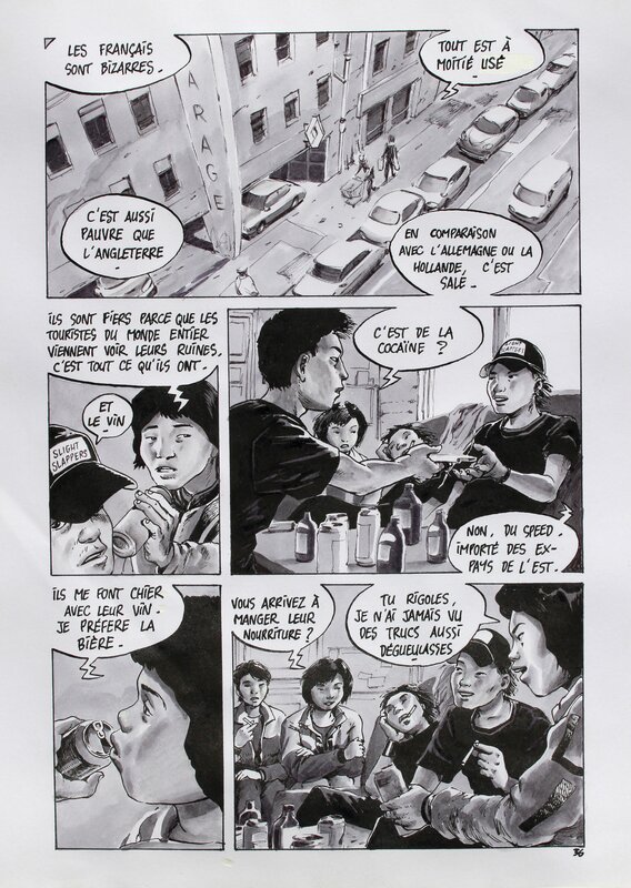 Otaku page 36 par Ivan Brun - Planche originale