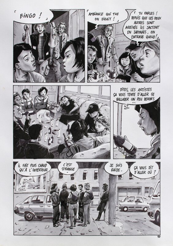 Otaku page 37 par Ivan Brun - Planche originale
