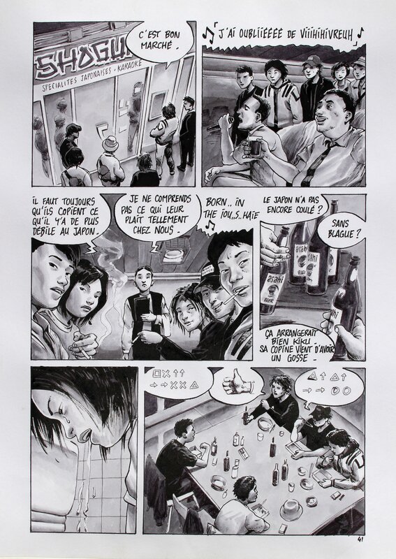 Otaku page 41 par Ivan Brun - Planche originale