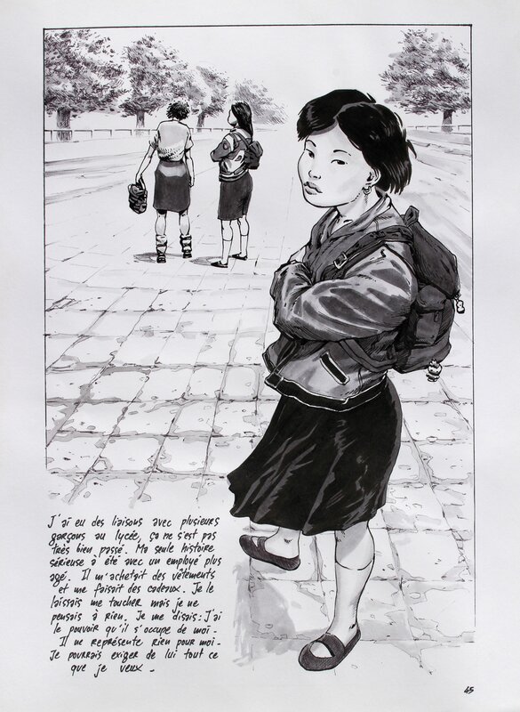Otaku page 45 par Ivan Brun - Planche originale