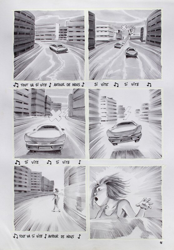 Otaku page 46 par Ivan Brun - Planche originale
