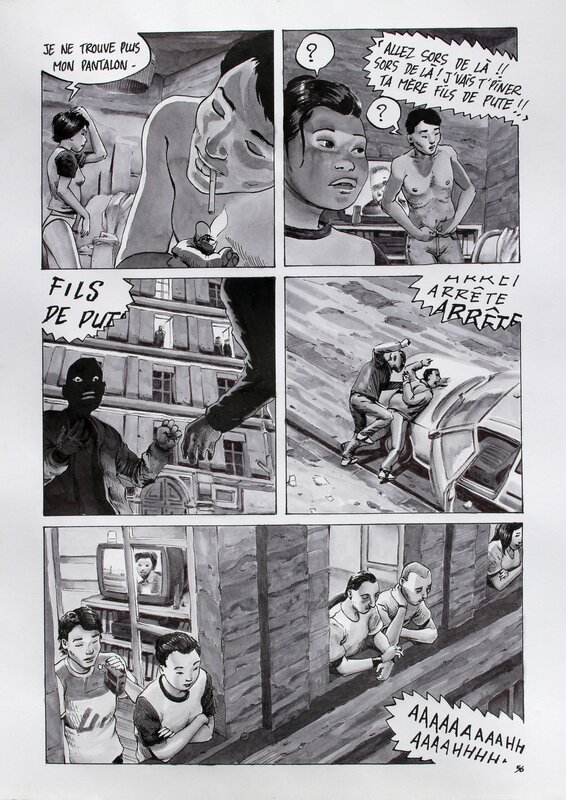 Otaku page 56 par Ivan Brun - Planche originale