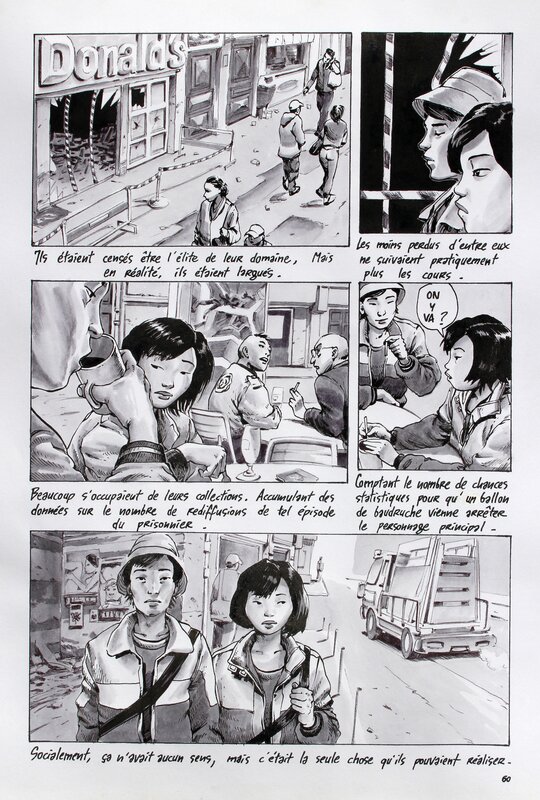 Otaku page 60 par Ivan Brun - Planche originale