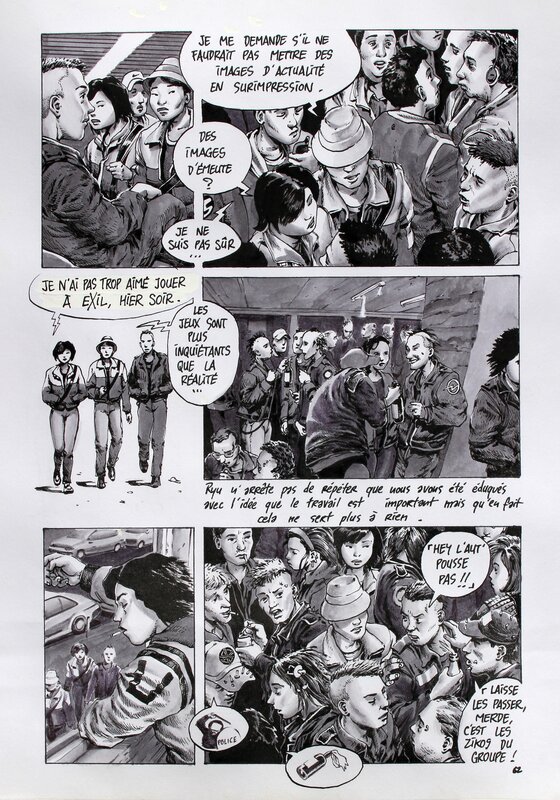 Otaku page 62 par Ivan Brun - Planche originale