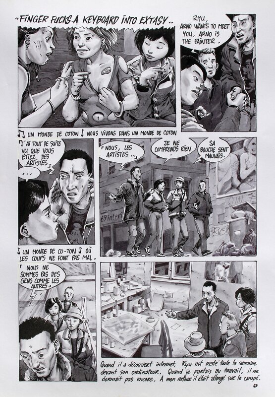 Otaku page 65 par Ivan Brun - Planche originale