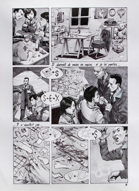 Otaku page 66 par Ivan Brun - Planche originale