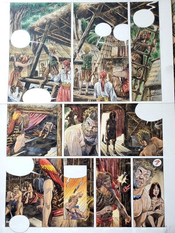Jean-Claude Cassini, BOUFFE-DOUBLON   T3 A MALIN, MALIN ET DEMI   couleur directe - Comic Strip