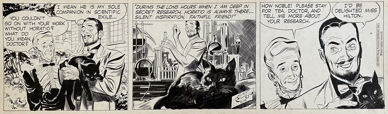 Alex Raymond, Rip Kirby - 16 Aout 1956 - Comic Strip