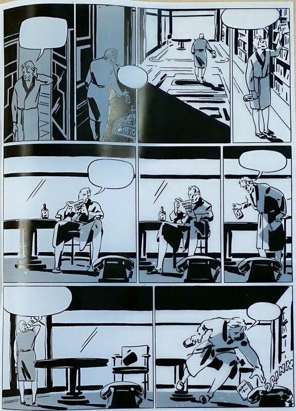 En vente - Berlin Strasse par Alex Varenne - Planche originale