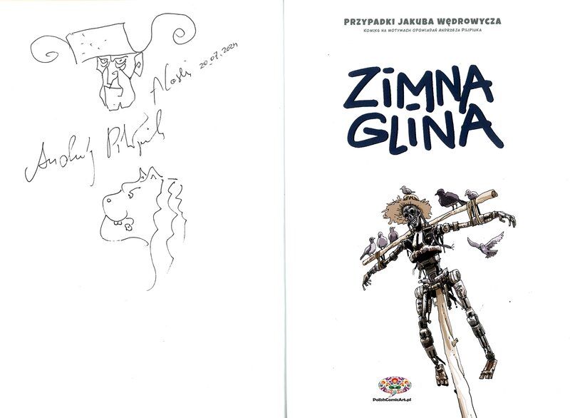 Andrzej Łaski, Jakub Wędrowycz - Argile froide - dedicace - Sketch