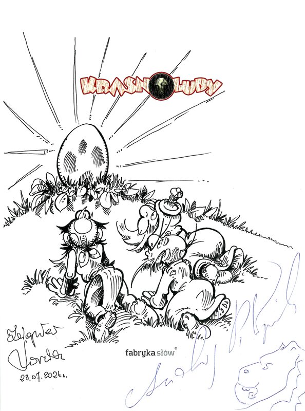 Nains / Krasnoludy par Zbigniew Larwa, Andrzej Pilipiuk - Illustration originale