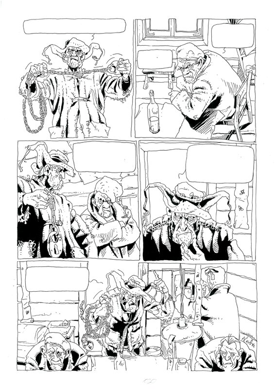 Andrzej Łaski, Andrzej Pilipiuk, Jakub Wędrowycz - Argile froide / Zimna glina , Page 24 - Comic Strip