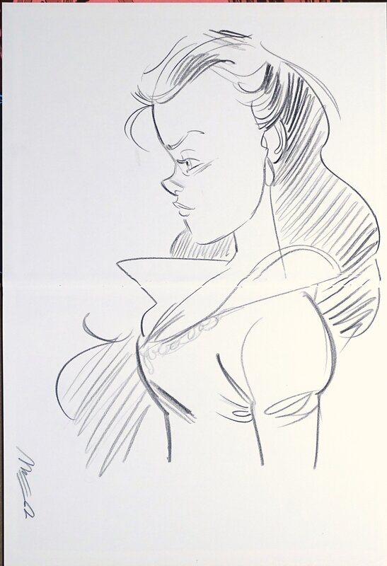 En vente - Jose Luis Munuera, Les Campbell Tome 3 et 4 - Illustration originale