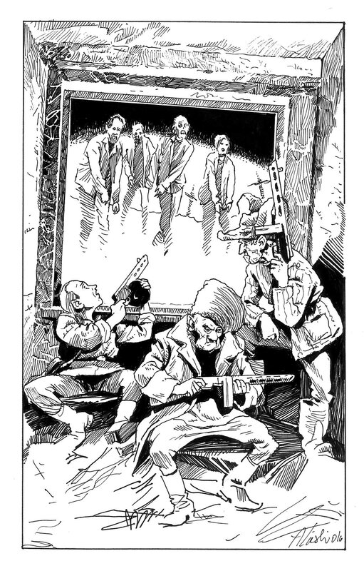 Jakub Wędrowycz by Andrzej Łaski, Andrzej Pilipiuk - Original Illustration