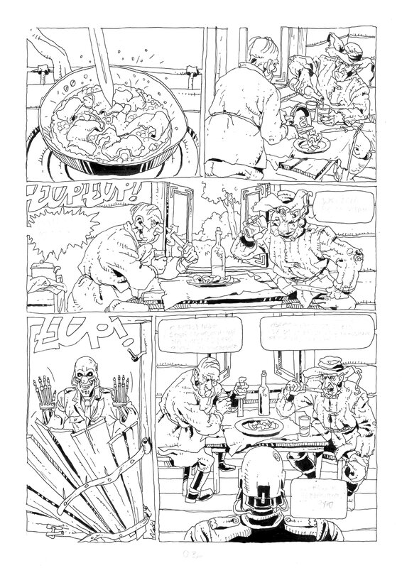Andrzej Łaski, Andrzej Pilipiuk, Jakub Wędrowycz - Argile froide / Zimna glina , Page 40 - Planche originale