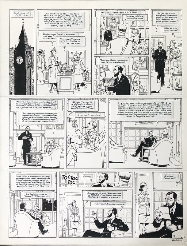 André Juillard, Yves Sente, Edgar Pierre Jacobs, Blake et Mortimer (LA PREMIERE !) - Comic Strip