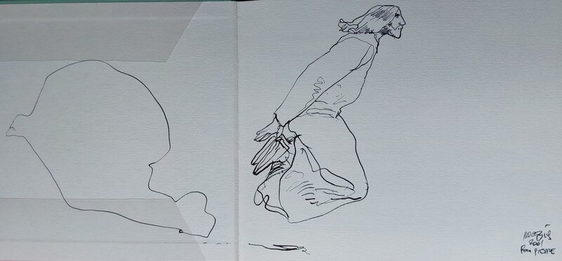 Moebius, Jean Giraud, Gir, 2001 après Jésus Christ - Dédicace