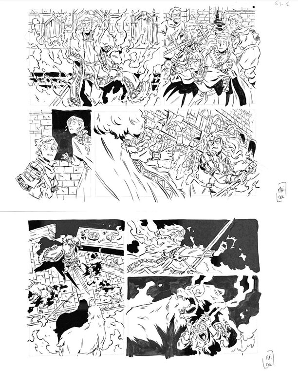 Maïlis Colombié, Les songes du roi griffu Tome 1, Planche 61 - Planche originale