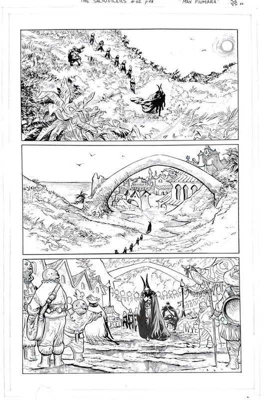 Max Fiumara, The Sacrificers Tome 1, Chapitre 2, Planche 2 - Comic Strip
