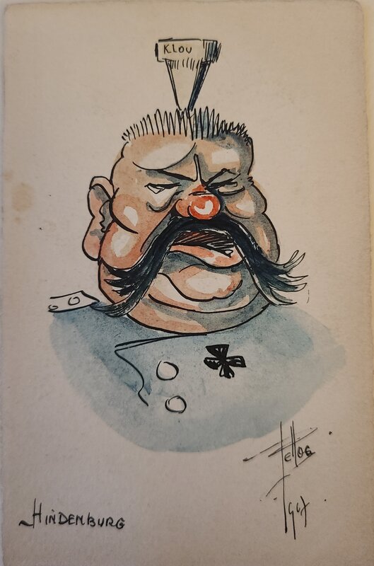 René Pellos, Maréchal Hindenburg 1 - Illustration originale