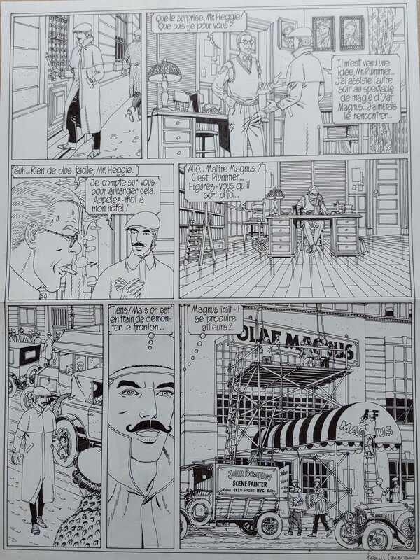Francis Carin, Francois Rivière, Victor Sackville : Le magicien de Brooklyn - Comic Strip