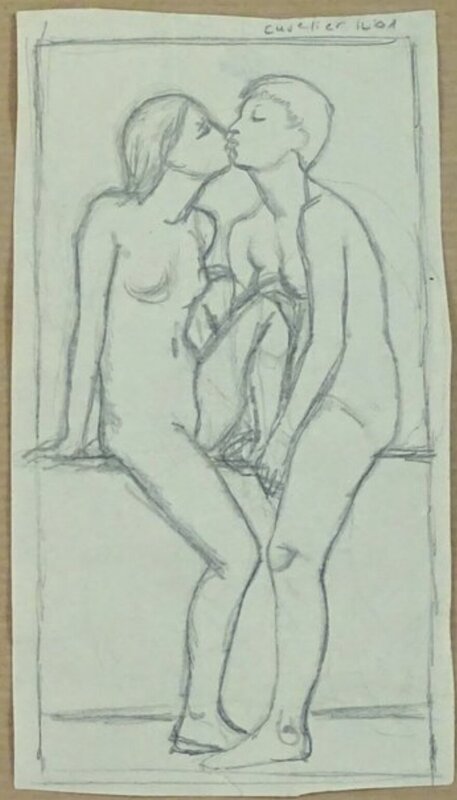 Couple par Paul Cuvelier - Planche originale