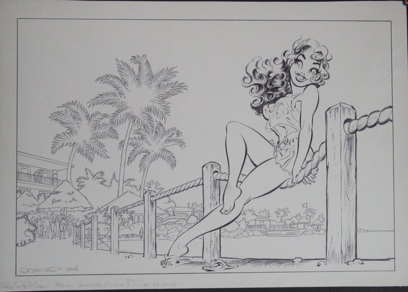 Islamorada by Jean-Pierre Danard - Original Illustration