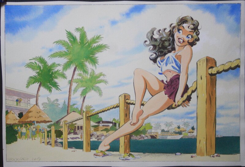 Islamorada par Jean-François Miniac - Illustration originale