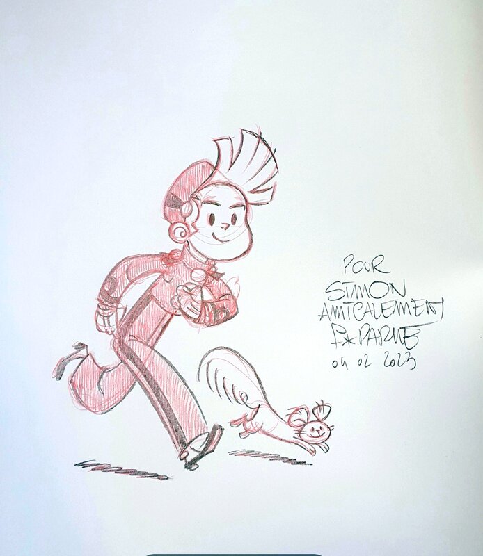 Dédicace Spirou - Fabrice Parme - Dédicace