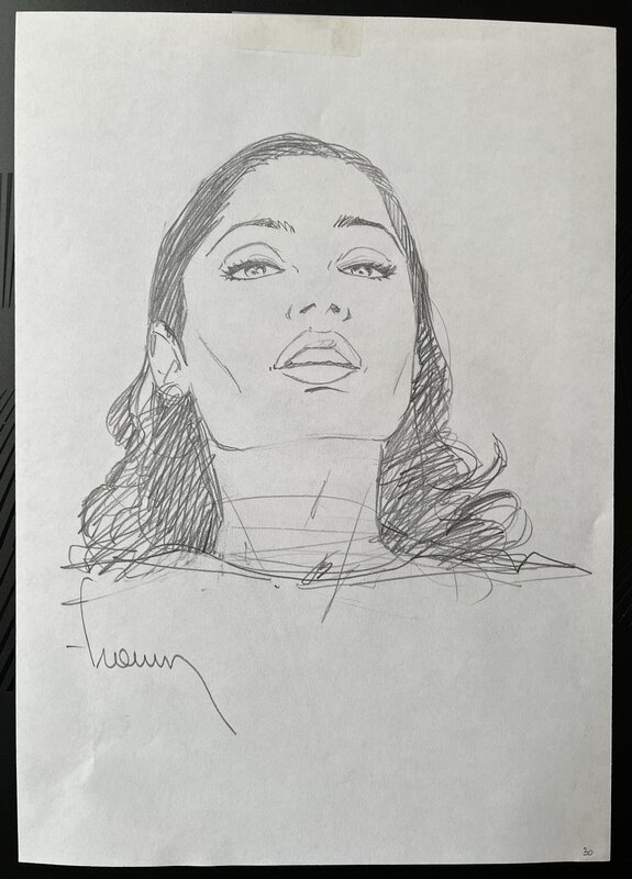 For sale - Portrait de femme by Philippe Francq - Original art