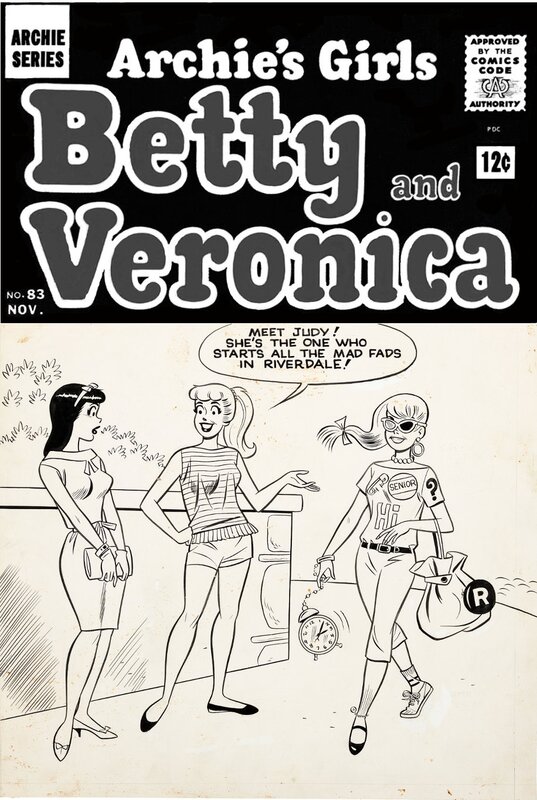 Dan De Carlo, Betty and Veronica #83 Cover by Dan Decarlo - Couverture originale