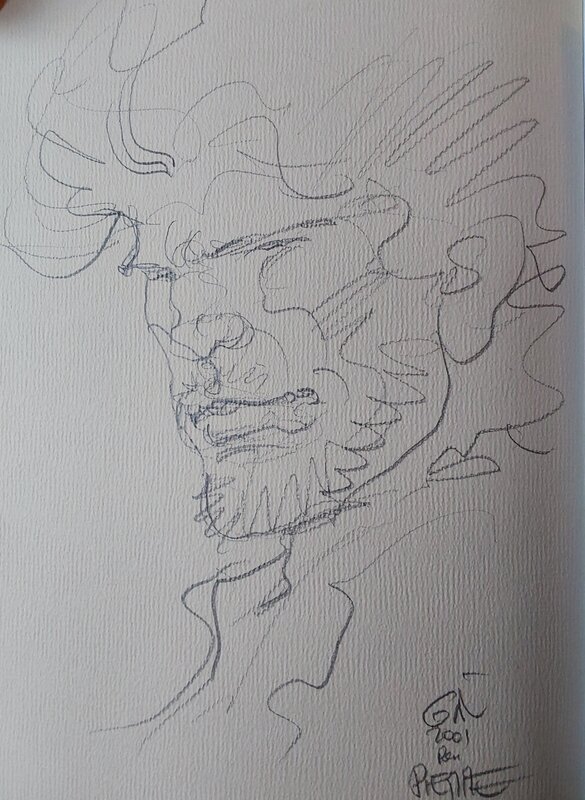 Jean Giraud, Gir, Moebius, Blueberry : integrale - Dédicace