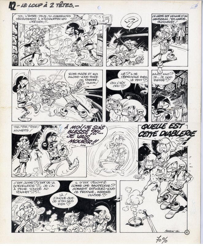 Pierre Seron, Planche originale 42 du 