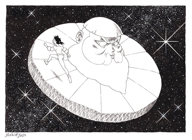 Furieuse by Mathieu Burniat - Original Illustration