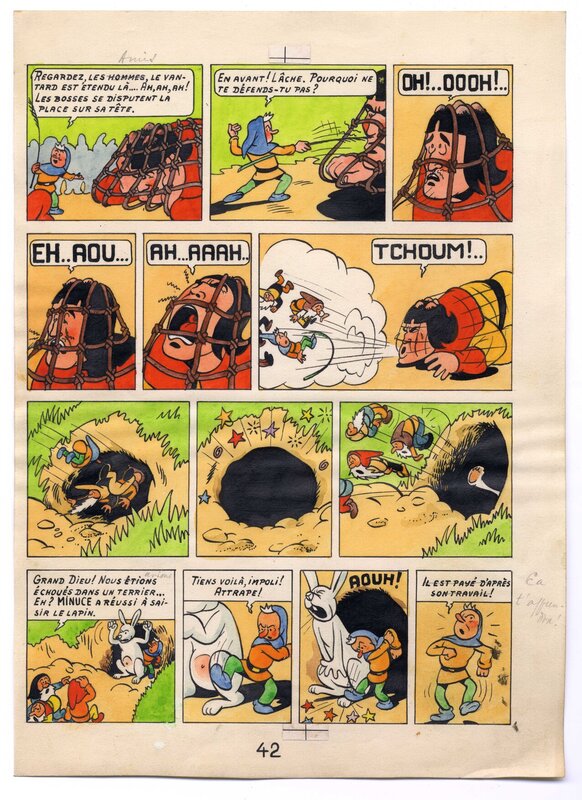 Bob De Moor, Le mystère du vieux château fort - Comic Strip