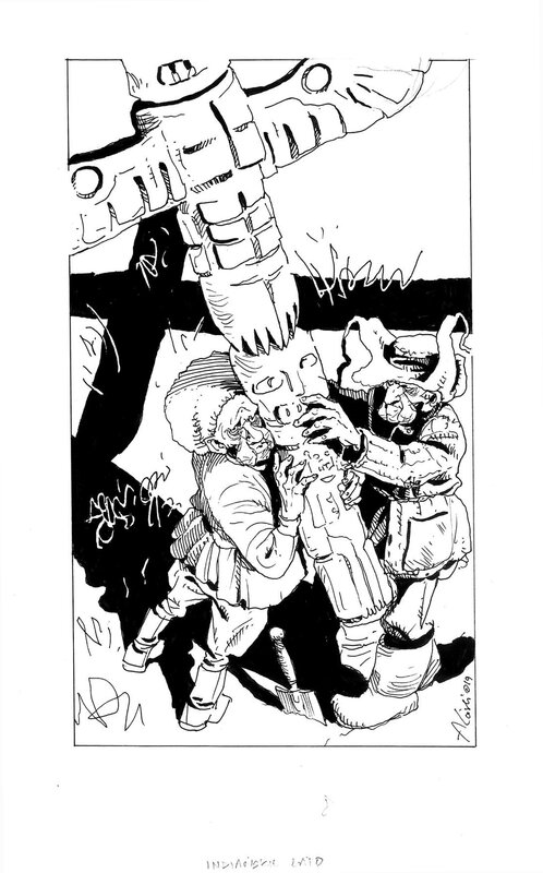 Andrzej Łaski, Andrzej Pilipiuk, Jakub Wędrowycz - Karpie Bijem - Illustration originale